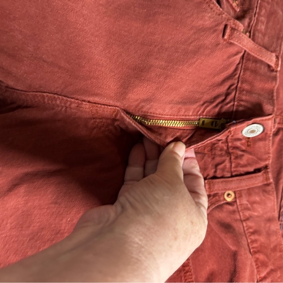 American Eagle Outfitters Red Ankle & Cropped Jeans - Picture 2 of 5